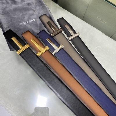 特 汤姆福特最新网红爆款双面头层牛皮配原装盒专柜同步3.8宽新款上市了，原版牛皮，搭配钢扣，优雅，大方用的方便。谢谢你转载。
