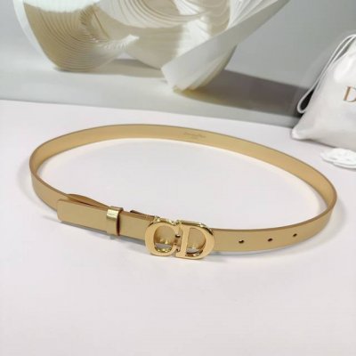 特 2.0Cm迪奥新款腰带，双面头层牛皮皮料，长度：.75.80.85.90.95.100欧， 铜 五金扣原版开模定制庆祝]