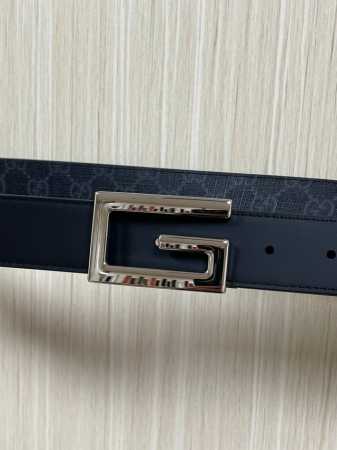 3.5宽黑仿.平纹，双面进口皮，搭配精品旋转夹扣， - 点击图像关闭