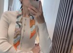 盛宴 Twilly 爱马仕 Hermes 2025 100%桑蚕丝，18姆米斜纹真丝 86X5Cm 双面图案