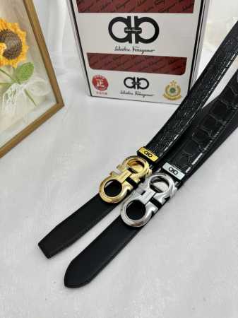 品名：菲拉格幕 原单 材质：原单牛皮腰带 百分百头层牛皮腰带保证真皮，24K纯钢扣，专柜原单品质、做工精细，时尚大牌，送人自用首选 包装： 请认准如图专柜包装赠 - 点击图像关闭