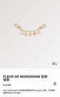 Lv钥匙扣 包包挂链 挂饰 Fleur De Monogram 包饰链条聚焦经典 Monogram 元素，可为路易威登手袋注入动人魅力。