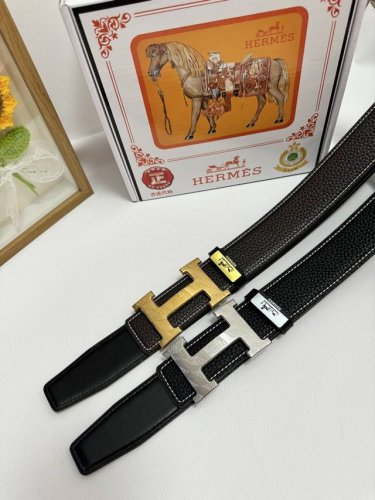品名：爱马仕.Hermès 原单 材质：原单牛皮腰带 百分百头层牛皮腰带保证真皮，24K纯钢扣，专柜原单品质、做工精细，时尚大牌，送人自用首选 包装： 请认准如