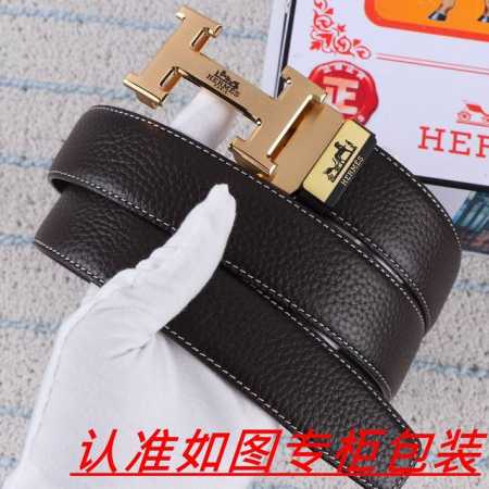 品名：爱马仕...自动带 材料：百分百头层牛皮，保证真皮。24K纯钢扣双面可用专柜同等质量， 送人自用首选 包装： 请认准如图专柜包装，赠送打孔器，银联发票，宽 - 点击图像关闭