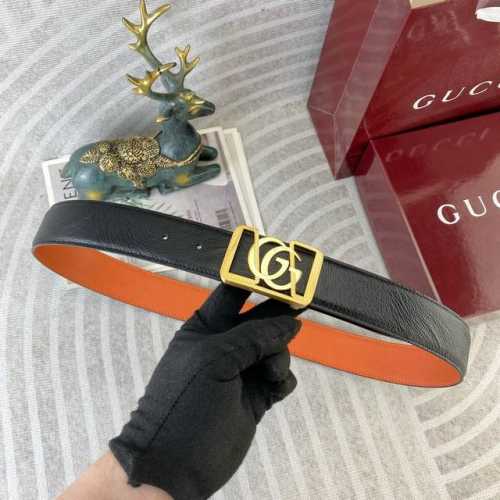 特 古奇 特种皮腰带系列 ，原厂五金精品不锈钢扣，手感柔软舒适 宽3.8Cm。