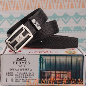 腰带皮带：爱玛仕原单牛皮腰带· 男款皮带：材质百分百头层牛皮腰带保证真皮皮带，专柜原单品质、做工精细，时尚大牌，送人自用首选包装： 请认准如图专柜包装赠