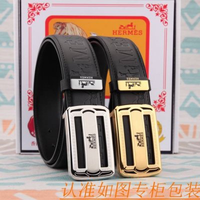 腰带皮带：爱玛仕原单牛皮腰带 男款皮带：材质百分百头层牛皮腰带保证真皮皮带，专柜原单品质、做工精细，时尚大牌，送人自用首选包装： 请认准如图专柜包装赠送打孔器手