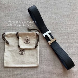Hermes-H Belt Buckle & Reversible Leather Stra Mm 爱马仕专柜同步 进口双面小牛皮 精钢精品五金 双面可用