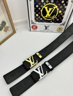 品名：Lv..路易..威登原单 材质：原单牛皮腰带 百分百头层牛皮腰带保证真皮，24K纯钢扣，专柜原单品质、做工精细，时尚大牌，送人自用首选 包装： 请认准如图