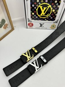 品名：Lv..路易..威登原单 材质：原单牛皮腰带 百分百头层牛皮腰带保证真皮，24K纯钢扣，专柜原单品质、做工精细，时尚大牌，送人自用首选 包装： 请认准如图