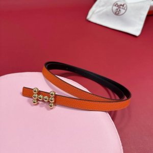 夏季简装女生手掌纹皮带 配饰细版1.3H不锈钢双用皮女士腰带 3L2025