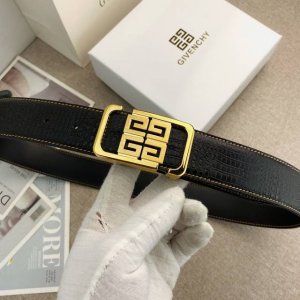纪梵希 特种皮腰带系列 原厂五金精品不锈钢扣 手感柔软舒适 宽3.8Cm