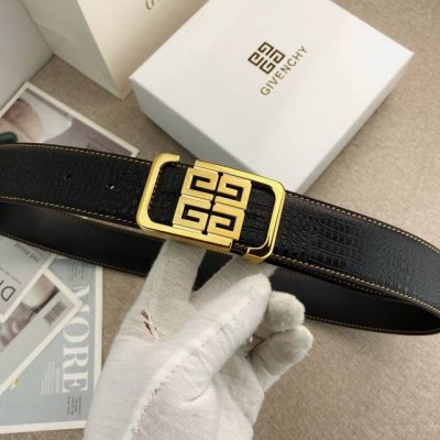 纪梵希 特种皮腰带系列 原厂五金精品不锈钢扣 手感柔软舒适 宽3.8Cm