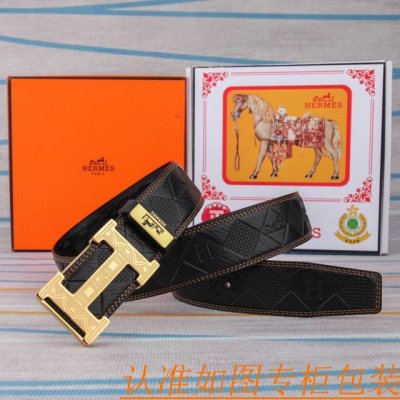 腰带皮带：爱玛仕原单牛皮腰带· 男款皮带：材质百分百头层牛皮腰带保证真皮皮带，专柜原单品质、做工精细，时尚大牌，送人自用首选包装： 请认准如图专柜包装赠