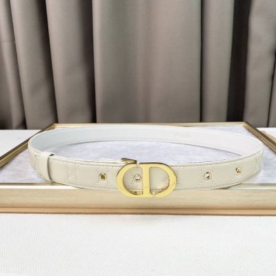 Ior 23Dior标志经典款. 3.0Cm精品 戴妃格纹腰带 百搭经典