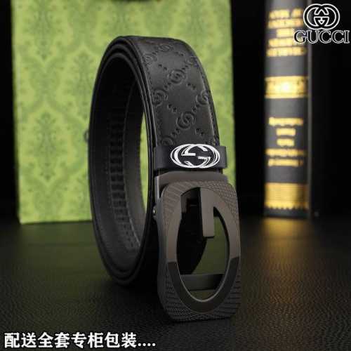 高端品质，实物拍摄 批 配全套包装 品牌：Guci 海外原单 扣头材质：精品实心钢扣 带身材质正面：35Mm宽度采用双面进口原版皮腰带，真空电镀五金扣头实物拍摄