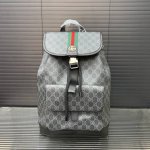 Gucci 古奇 印花双G 双肩包 背包 书包 男女通用 实物拍摄 原厂原版面料 配送防尘布袋 30 X 40 Cm。