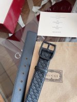 Gucci古驰法国原厂皮料，黑色牛皮 品质毋庸置疑 没有更好 只有最好 尺寸4.0厘米