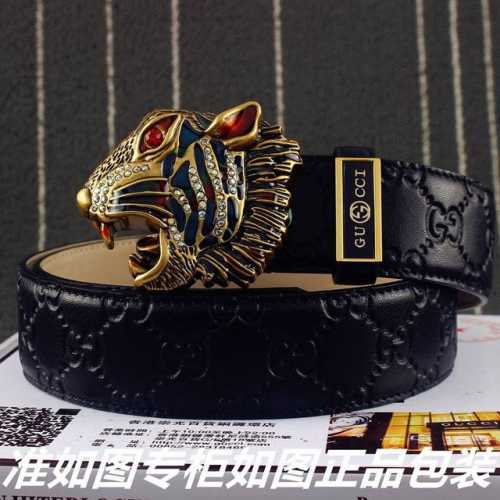 皮带：古奇.Gu...Cci原单 腰带：百分百头层牛皮，保证真皮。24K纯钢扣双面可用专柜同等质量， 送人自用首选 包装： 请认准如图专柜包装，