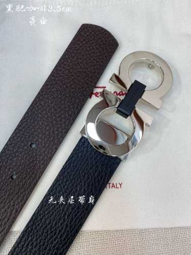 无夹层原厂皮 Ferragamo菲拉格慕 Nfc芯片扫码款 正品尺寸3.5Cm意大利原厂皮