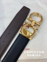 特 Nfc-F3.5Cm高级定制款男士皮带 ，双面进口牛皮，自行选择搭配 真材实料 很有质感 时尚经典不失风范 可自行裁剪 ！