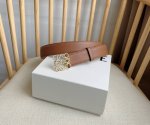 Loewe 罗意威专柜最新同款腰带 选用鹅卵石纹牛皮革腰带 配有Loewe Anagram针扣 卓越的工艺 个性的造型 精美的材质 宽:3.2Cm