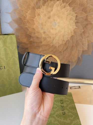 特 Gucci专柜货 正版开模 原厂进口面料顶级做工 原单品质 高端商务休闲款 简约百搭 宽度4.0