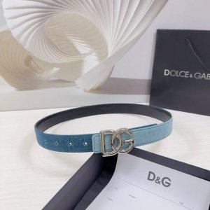 3.0Cm D&G杜嘉班纳腰带，专用牛仔布搭配头层牛皮皮料，长度：.75.80.85.90.95.100欧，铜五金扣原版开模定制庆祝]