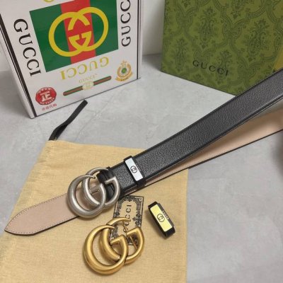 品名 古奇.Gu...Ci 原单 材质 原单牛皮腰带 专柜原单品质 做工精细 时尚大牌 送人自用首选 包装 请认准如图专柜包装赠送打孔器手提袋专柜礼盒宽度3.8