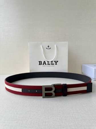 特 Bally 巴利 专柜同款 男士腰带 宽3.4Cm 这款选用反面进口牛皮精制而成 正面金属扣 简约百搭 可调式长度可轻松匹配完美尺寸 - 点击图像关闭