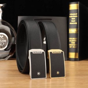 特 万宝龙自动秘原单高端品质宽度3.5自动精美扣头意大利进口头层原版压纹纹理消晰真实感超强打造全新的视觉3D郊果高档客户入手送礼自用佳品 长度100一125亚