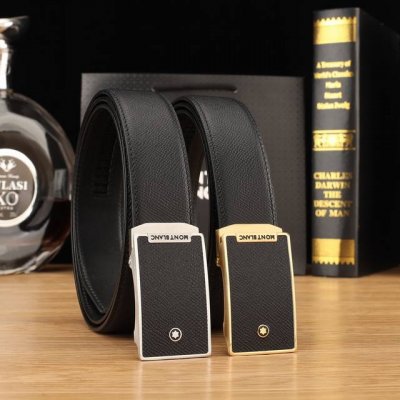 特 万宝龙自动秘原单高端品质宽度3.5自动精美扣头意大利进口头层原版压纹纹理消晰真实感超强打造全新的视觉3D郊果高档客户入手送礼自用佳品 长度100一125亚