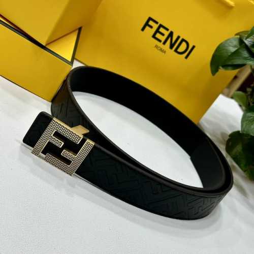 Fendl 芬迪 宽40Mm双面原版小牛皮 搭配单钌钯电镀扣 完美的手感.油边 出众的设计.风格 高贵奢华 时尚大方 高清实拍 货真价实 品质保证 双面用
