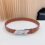 3.5Cm 巴黎世家官网新款，双面头层牛皮皮料，长度：.75.80.85.90.95.100.105欧，铜五金扣原版开模定制庆祝][庆祝][庆祝]