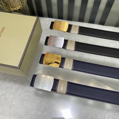 特 汤姆福特最新网红爆款双面头层牛皮配原装盒专柜同步3.8宽新款上市了，原版牛皮，搭配钢扣，优雅，大方用的方便。谢谢你转载。