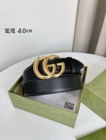 腰带皮带 Gucci 专柜同步原单正品腰带，进口原厂头层牛皮，非市场普通荔枝纹，真空电镀亮面五金，原厂代工出货，宽度4.0Cm DDD
