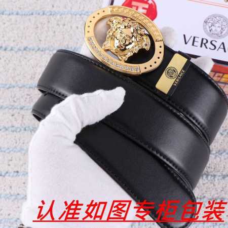 男士腰带：范思哲 原单 男士皮带：百分百头层牛皮，保证真皮。24K纯钢扣双面可用专柜同等质量， 送人自用首选 包装： 请认准如图专柜包装，赠送打孔器，银联发票， - 点击图像关闭