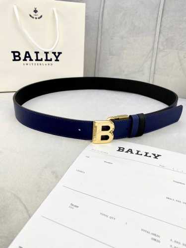 3.5Cm Bally 巴利 平纹 内衬头层小牛皮 ：配有金 银 字母扣头该皮带可调节，且能根据需要剪裁质量保证达到修身效果