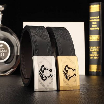 范思哲冲秘原单高端品质专柜官网同步宽度3.8精美钢扣头意大利进口头层小牛皮原版花纹纹理消晰真实感超强打造全新的视觉3D郊果高档客户入手送礼自用佳品 长度 一12