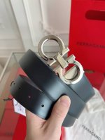 Ferragamo.菲拉格慕 全套新款包装 宽度3.5Cm 高级定制款男士皮带 双面进口牛皮 可双面使用 自行选择搭配 真材实料 很有质感 时尚经典不失风范 搭