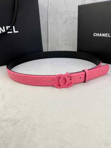 宽度3.0Cm Chanel 香奈儿 进口柔软小牛皮搭配哑色精品钢扣。