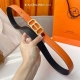 特 爱马仕Hermes 原单爱马仕，宽2.4Cm进口原版皮带身，双面可两面用，精品电镀五金 ！