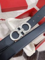 特 Salvatore Ferragamo菲拉格慕 3.5Cm高级定制款男士皮带 自行选择搭配 双面头层牛皮，真材实料 很有质感 时尚经典不失风范 可自行裁剪