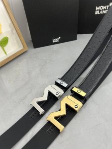 品名：万宝龙 Montblanc 自动带 材质：原单牛皮腰带 百分百头层牛皮腰带保证真皮，24K纯钢扣，专柜原单品质、做工精细，时尚大牌，送人自用首选 包装：