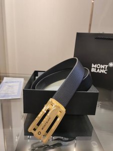 特 万宝龙 新款无缝自动腰带 宽度34Mm 精品钢扣，双面头层牛皮，手感柔软，真材实料 很有质感，时尚经典不失风范，长短可自行裁剪 ！