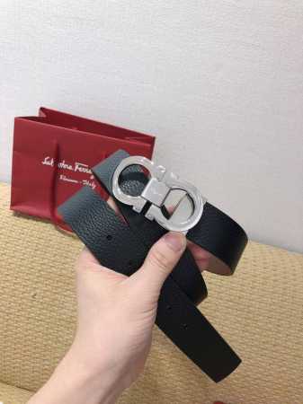 特 Ferragamo.菲拉格慕 全套包装 宽度3.5Cm 高级定制款男士皮带 双面进口牛皮 可双面使用 自行选择搭配 真材实料 很有质感 时尚经典不失 - 点击图像关闭