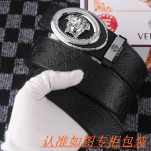 品名：范思哲·原单· 材料：百分百头层牛皮，保证真皮。专柜原单品质、做工精细，送人自用首选 包装： 请认准如图专柜包装，赠送打孔器，银联发票，宽