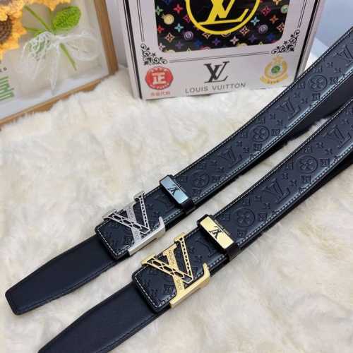 品名：Lv..路易..威登原单 材质：原单牛皮腰带 百分百头层牛皮腰带保证真皮，24K纯钢扣，专柜原单品质、做工精细，时尚大牌，送人自用首选 包装： 请认准如图