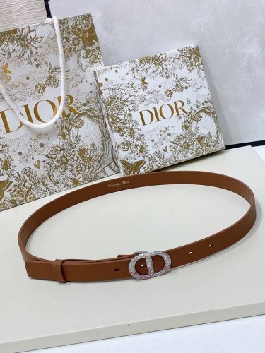 特 Dior Montaigne 腰帯 20毫米黑色光滑牛皮革和粉色渐变仿水晶 、双面头层小牛皮 码数75-100欧