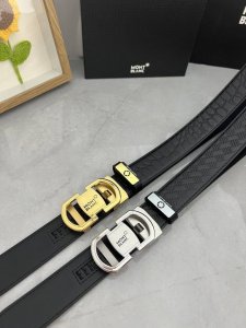 品名：万宝龙 Montblanc 自动带 材质：原单牛皮腰带 百分百头层牛皮腰带保证真皮，24K纯钢扣，专柜原单品质、做工精细，时尚大牌，送人自用首选 包装：